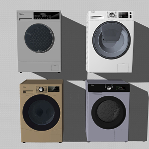 Modern washing machine 3d model