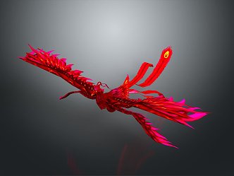 Phoenix God Bird Game Animal Cartoon Animal PBR Animal 3d model