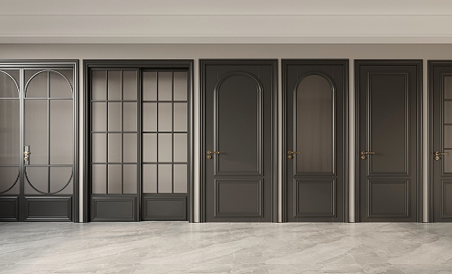 French door 3d model