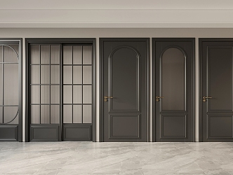 French door 3d model