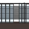 modern folding door 3d model