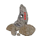 Natural Stone and Wood Decorative Pieces With Rustic Texture and Handcrafted Design
