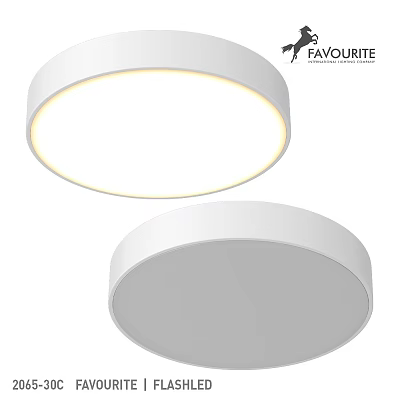 Modern White LED Ceiling Downlights And Spotlights For Home Interior Lighting 3d model