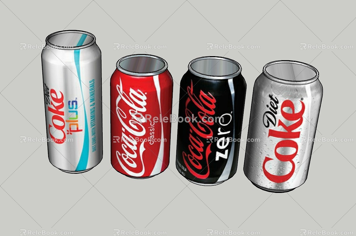 Modern Coke 3d model