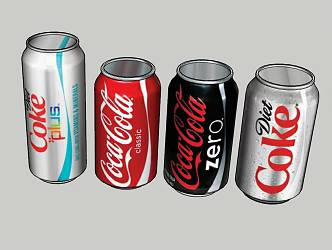 Modern Coke 3d model