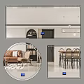 Modern Wall Mirror With Sleek Frame In Contemporary Living Room Interior