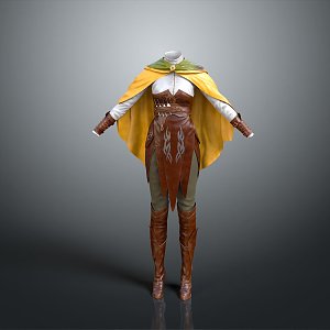 performance clothing dance clothing costume special costume traditional costume dance costume ethnic costume 3d model