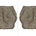 Natural Stone And Wood Materials With Rough Textures For Home Decor