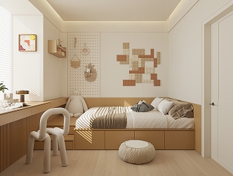 Tatami Bedroom 3d model