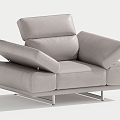 Modern Single Sofa Single Leisure Chair 3d model