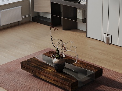 Modern coffee table model