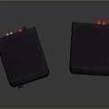 Sleek Black Pair of Computer Speakers With Compact Design And High Quality Audio