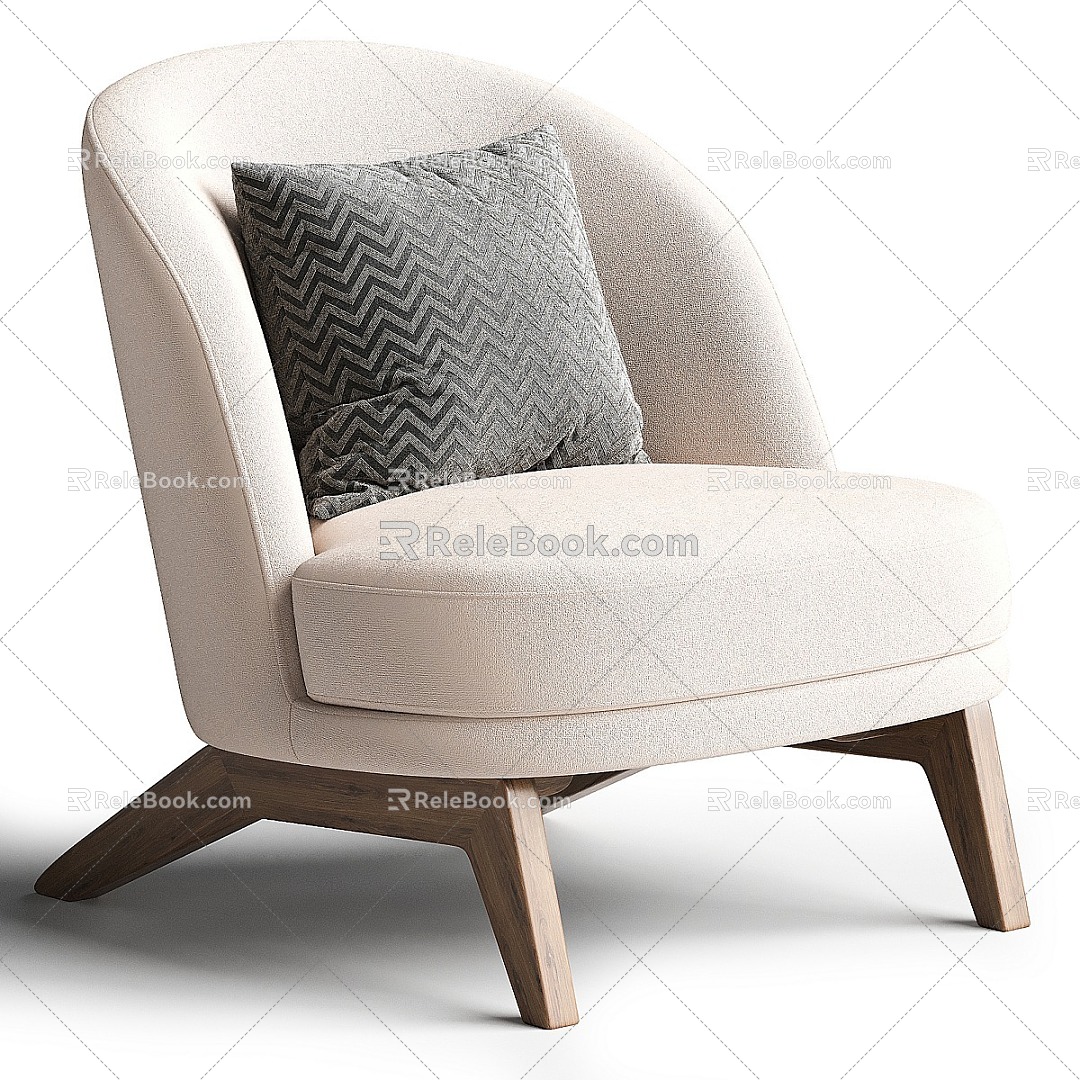 modern armchair 3d model