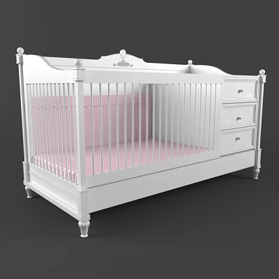 Crib 3d model