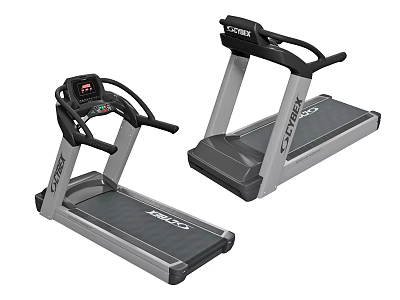 JOROTO Treadmills Two Models With Display Screen Handrails For Home Gym Equipment 3d model