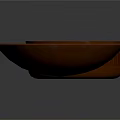 Hand Carved Terracotta Bowls And Plates With Rustic Brown Surface Design
