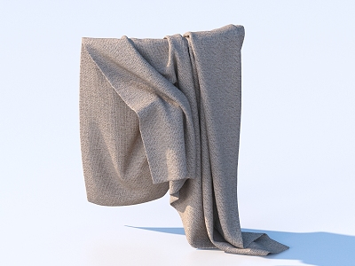 cloth towel toiletries cloth quilt 3d model