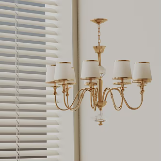 Modern chandelier 3d model