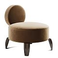 Modern Single Sofa Designs With Velvet Upholstery Unique Armrests And Wooden Legs
