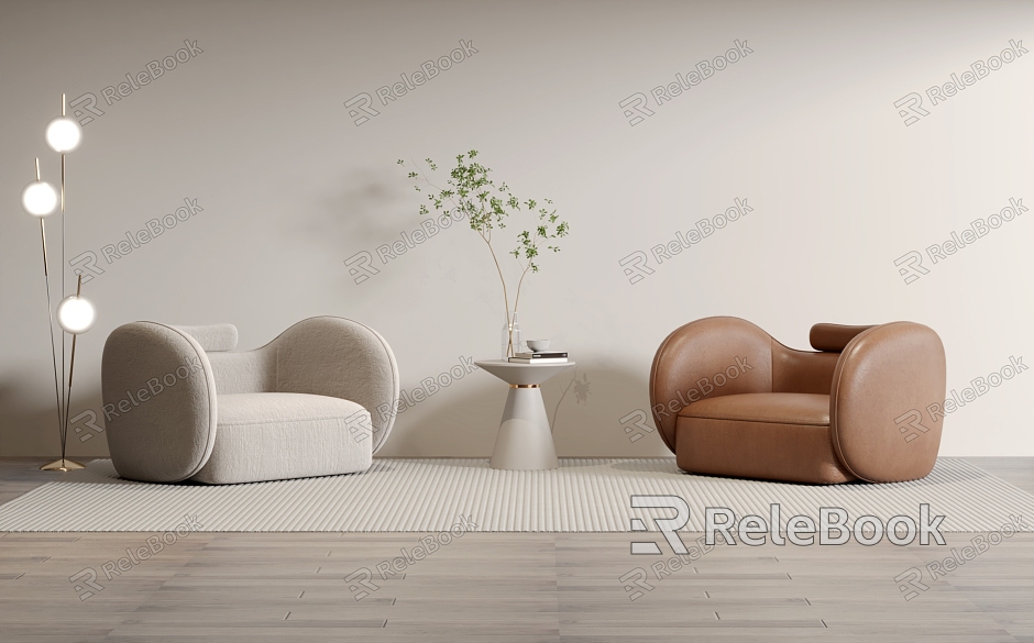 Modern Casual Sofa Combination Single Sofa model