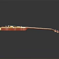 Red Sunburst Electric Guitar With Mahogany Body Rosewood Neck And Dual Humbuckers