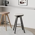 Bar Chair Bar Stool High Stool 3d model