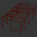 Heavy Duty Metal Scaffolding Framework for Industrial Construction Building Support Structure