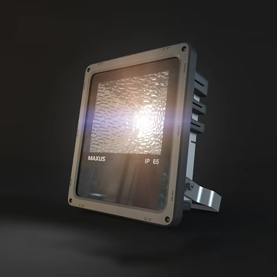 MAXLUX LED Downlight Spotlight with IP65 Protection Metal Housing Bright Illumination for Industrial Use 3d model