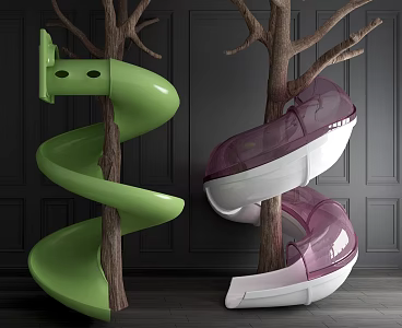Children's slide amusement equipment children's toys ornaments 3d model