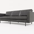 Double sofa 3d model