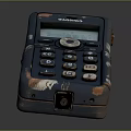 Gionee Old Fashioned Feature Mobile Phone With Worn Rusty Exterior And Numeric Keypad