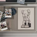 Creative Indoor Photo Wall Display With Personalized Photos And Decorative Cards
