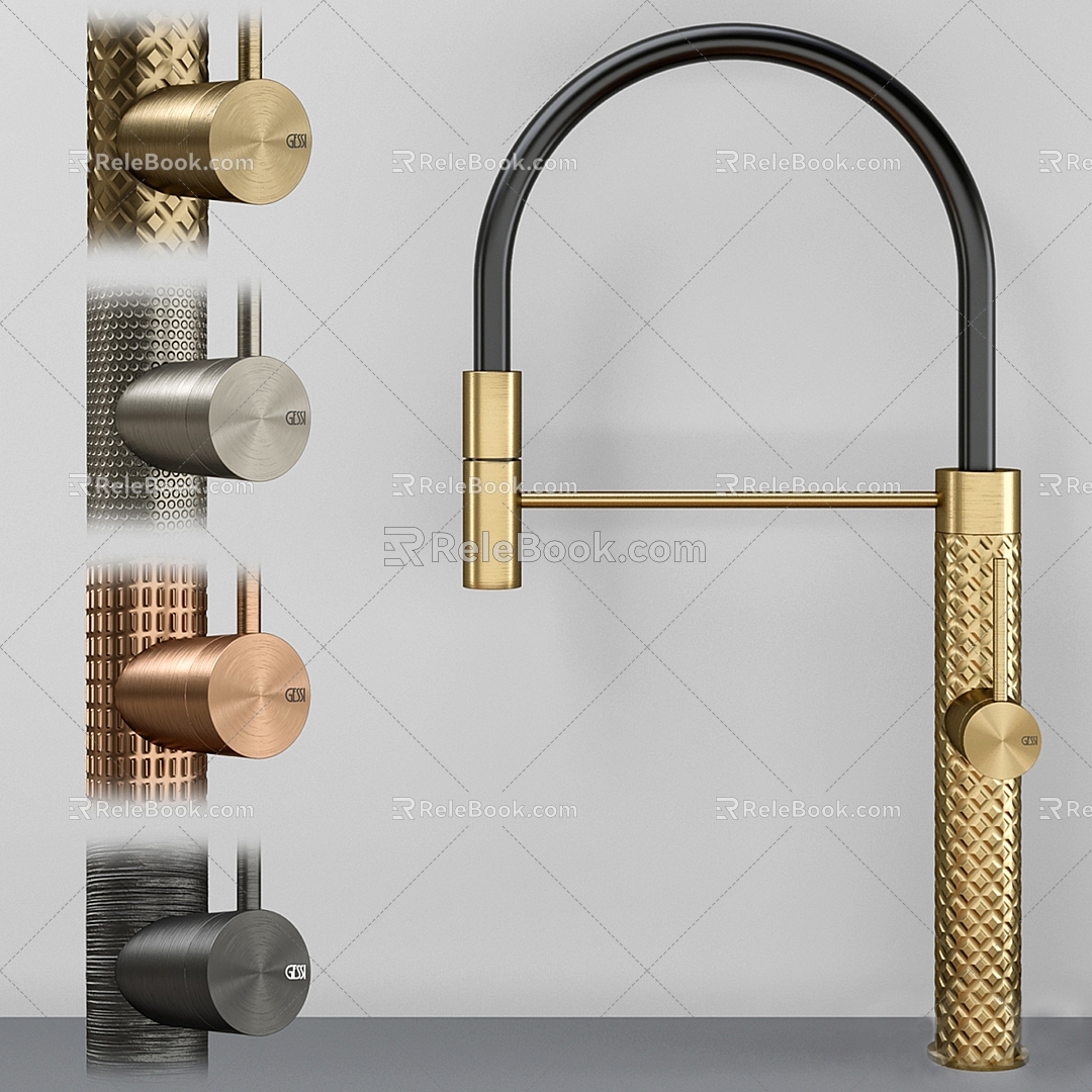 Series Kitchen Faucet suit 3d model