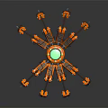 Modern Robot Sci-Fi Spider Mechanical Spider Machine Spider 3d model