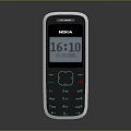 Nokia Classic Computer With Keypad Screen Displaying Time And Date Function