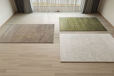 Modern Minotti Square Carpet 3d model