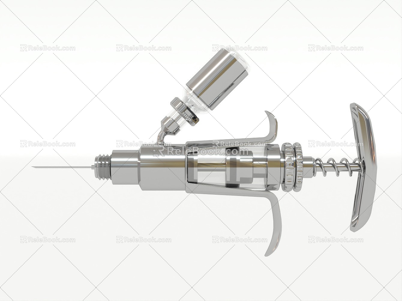 Modern injector 3d model