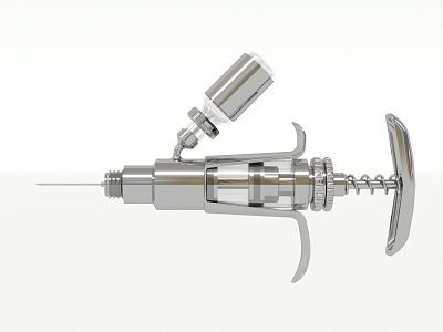 Modern injector 3d model