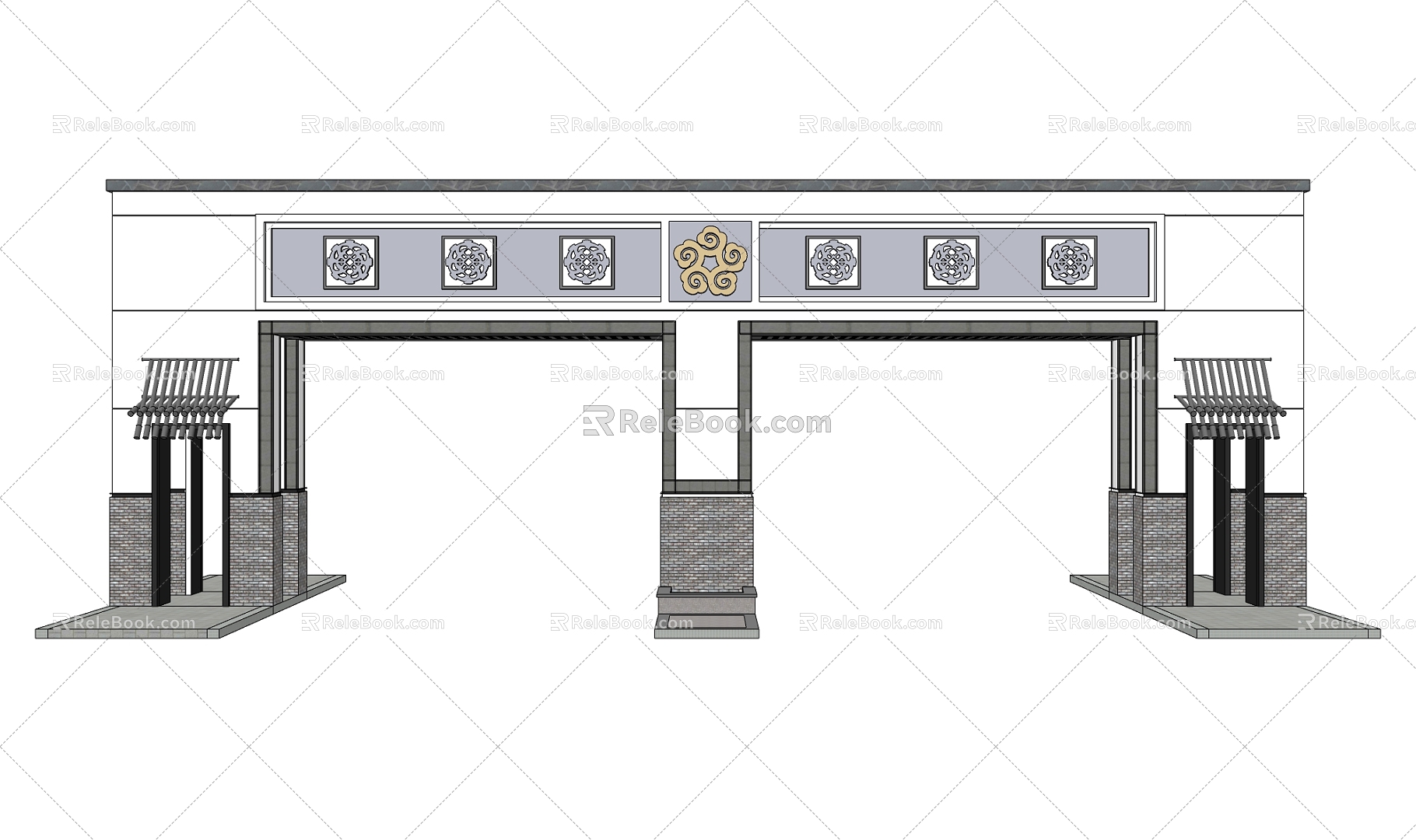 Gate 3d model