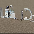 Advanced Medical Equipment Collection Featuring Monitoring Devices Diagnostic Machines And Imaging Systems 3d model