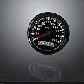 Automotive Speedometer with Km/h Scale Range From 0 to 200 and Mileage Display 88888km
