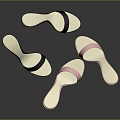 Women's Black Pink High Heel Sandals With Thin Heel And Strap Design