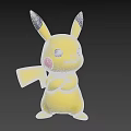 Pikachu Game And Movie Character With Crossed Arms Yellow Body Red Cheeks And Lightning Tail