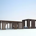 Wooden Pergola With Lattice Roof Arched Design For Outdoor Garden Space