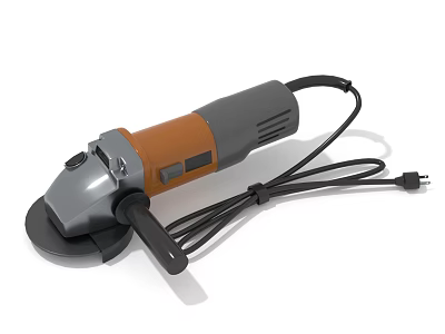 modern angle grinder 3d model