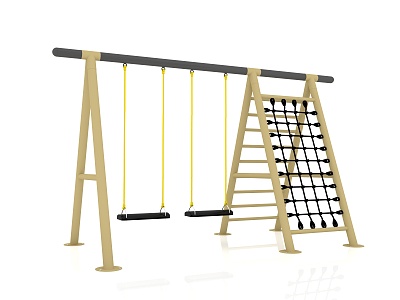 Children's Swing Outdoor Swing Venue Swing Rack Swing 3d model