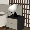 Table lamp side a few table lamp 3d model