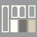 Stylish Wine Cabinet Door Designs With Various Colors Glass Panels And Striped Patterns
