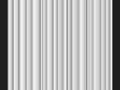 Sleek White Vertical Striped Architectural Components For Modern Interiors 3d model