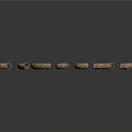 Copper Piping Fittings Including Elbows Tees And Straight Arranged On Gray Background With Reflection